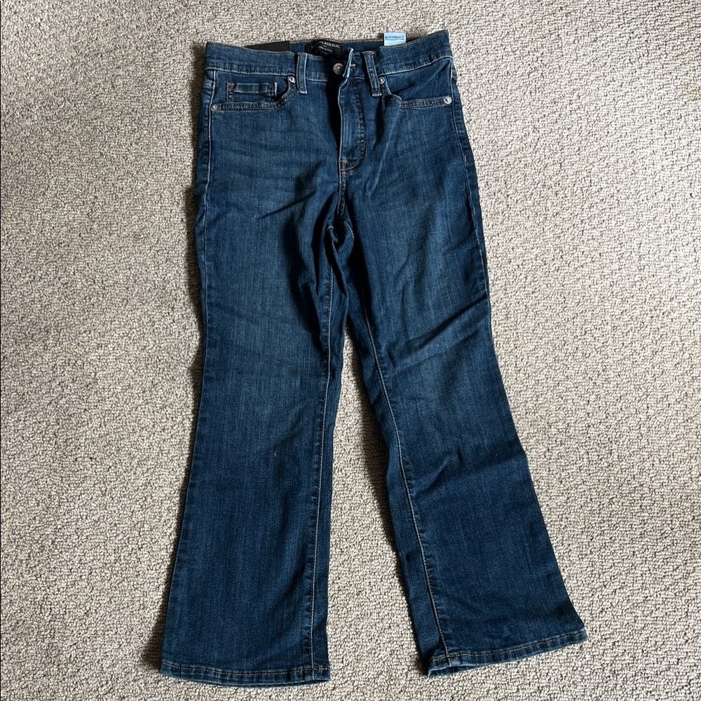Banana Republic Factory cropped boot cut jeans 2P (petite 26)